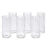 AmazonCommercial Plastic 8.45 fl Oz. Tumbler Superglass - Set of 6