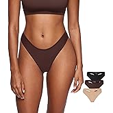 SOULVOR Magneticfit Thongs for Women Stretch Sexy Underwear Comfort Tagless Thong Low Rise Breathable Panties 3 Pack