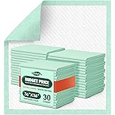 MILDPLUS Disposable Bed Pads 36'' X 36'' Heavy Duty Underpads Extra Large Incontinence Pads for Unisex Adult, Senior, Kids and Pet (30 Count)