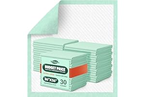 MILDPLUS Disposable Bed Pads 36'' X 36'' Heavy Duty Underpads Extra Large Incontinence Pads for Unisex Adult, Senior, Kids and Pet (30 Count)