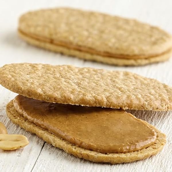NATURE VALLEY BISCUIT SANDWICHES, PEANUT BUTTER, SNACK BARS, 10 BARS, 13.5 OZ