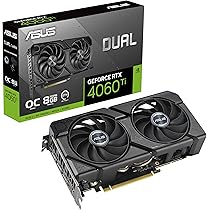 ASUS Dual GeForce RTX™ 4060 Ti EVO OC Edition 8GB GDDR6 (PCIe 4.0