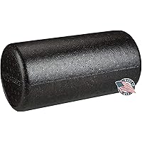 Amazon Basics High-Density Exercise, Massage, Muscle Recovery, Round Foam Roller, 12", 18", 24", 36"