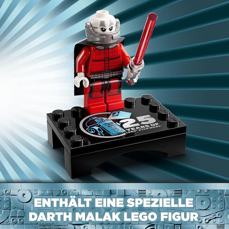 Star Wars 75379 R2-D2 Spielzeug – Spielfigur zum Ausstellen mit drehbarem Kopf, Periskop und Werkzeugen mit Darth Malak Minifigur – Geschenk für Jungs ab 10 Jahren und Erwachsene — Foto 6 von 8