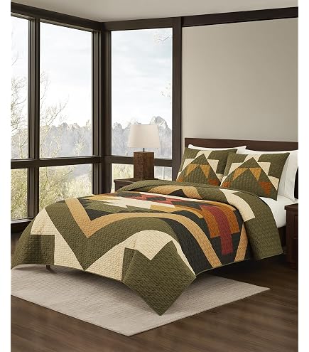 Amazon.com: Pendleton King Quilt Set – 100% Cotton 3 Piece Quilt