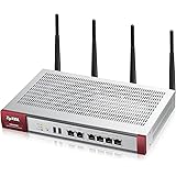 Zyxel Next Generation Unified Security Gateway with Built-In 802.11n WiFi Access Point and 4 LAN/DMZ, 2 WAN Ports - Hardware Only [USG60W-NB]