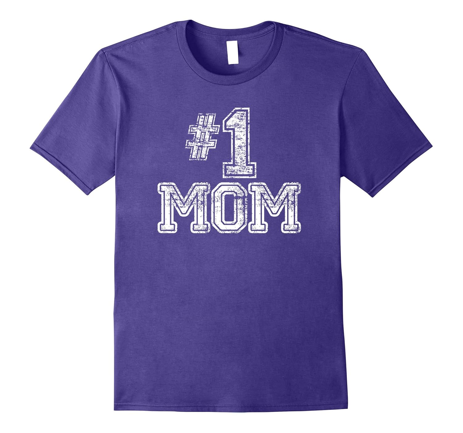 #1 Mom T Shirt - Number One Sports Jersey Gift Tee-Rose