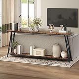 MAHANCRIS Console Table, 78.7" Industrial Entryway