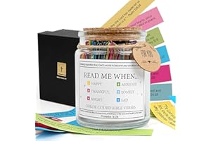 KissDate Bible Verse Jar, Christian Gifts for Women Men Mom, Read Me When Bible Verses Jar for Emotions and Feelings, Christmas Gifts For Women, Faith Based Gifts The Hope Jar Bible Verses Scripture