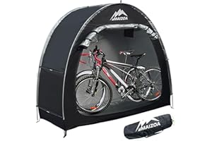 MAIZOA Bike Covers Storage Tent, Outdoor Portable Storage Sheltes/Bike Shed, 210D Oxford Fabric PU4000 Waterproof for 2-3 Bikes, Suitable for Storing Bicycles, Motorcycles and Garden Tools, Various Tools