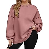 IN'VOLAND Womens Plus Size Sweatshirts Long Sleeve Fleece Soft Fall Winter Crew Neck Pullover Tops with Pockets