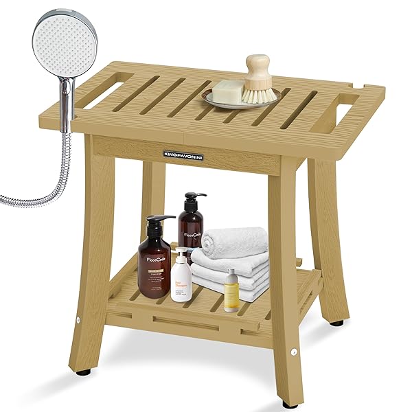 KINGPAVONINI HDPS SHOWER BENCHES FOR INSIDE SHOWER TO...