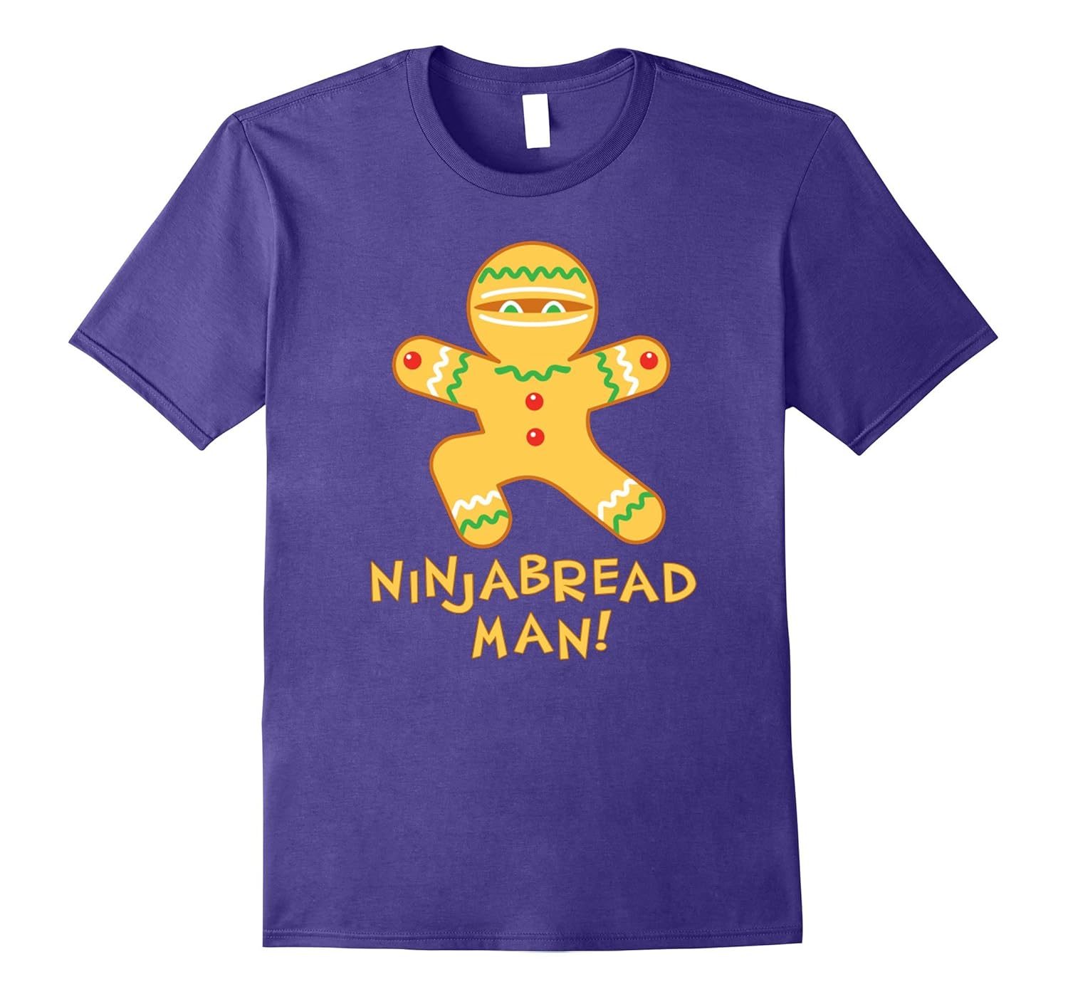 Ninjabread Man Gingerbread Christmas Funny T Shirt-ANZ