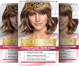 L'Oreal Paris Excellence Hair Colour 7 Medium Blonde 100% Grey Coverage Triple