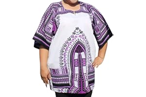RaanPahMuang Dashiki African Shirts Men Women 100% Cotton African Freedom Shirt