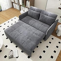 SumKea Sleeper Sofa Couch Bed, 55.8'' Convertible