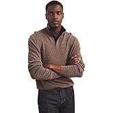 NAADAM, Signature Cashmere Quarter Button Down Sweater