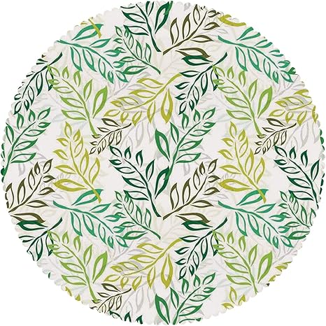 Amazon Iprint スタイリッシュ ラウンド テーブルクロス クリスマス 抽象 お祝い アイコン ボール おもてなしの木の枝 蝶ネクタイの装飾 ベージュ レッド グリーン ファブリック ホームセット 35 43 Inch Diameter 90cm Diameter Nb Yxzb Srm r90