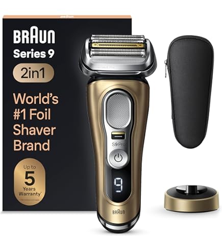 BRAUN シリーズ9 Pro 9477cc Braun Series 9 Pro 9477cc Electric Shaver with PowerCase Wet & Dry