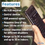 Shelly Button1 Black Wi-Fi Scene Control Home Automation Rechargeable Battery view 5
