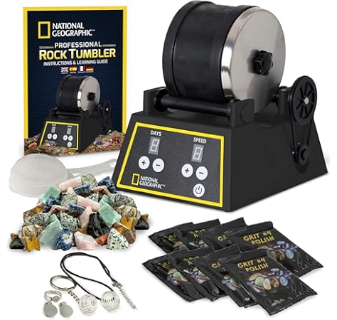 Discover With Dr Cool Hobby Rock Tumbler Easily Transform Rocks Into Gemstones Amazon Com Au Toys Games