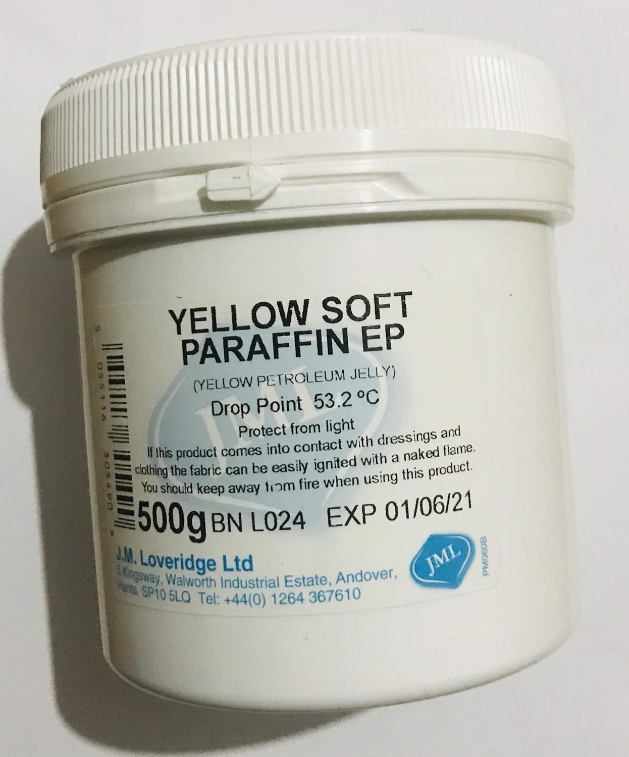 yellow soft paraffin cream