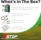 XSTOP BA80 12V Battery Powered Electric Fence Energiser 10Km Range view 3
