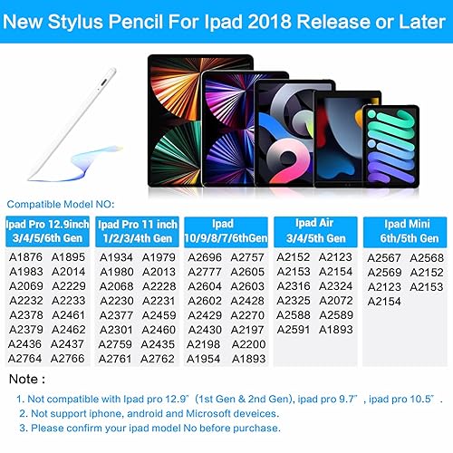 Stylus Pen for Apple iPad Pencil iPad Pen A16 10th 9th 8th 7th