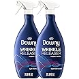 Downy Wrinkle Releaser Fabric Spray, Light Fresh Scent, 67.6 Total Oz (Pack of 2) - Odor Eliminator, Fabric Refresher, Static