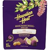 Hawaiian Host Ube White Chocolate Covered Macadamias, 4 OZ