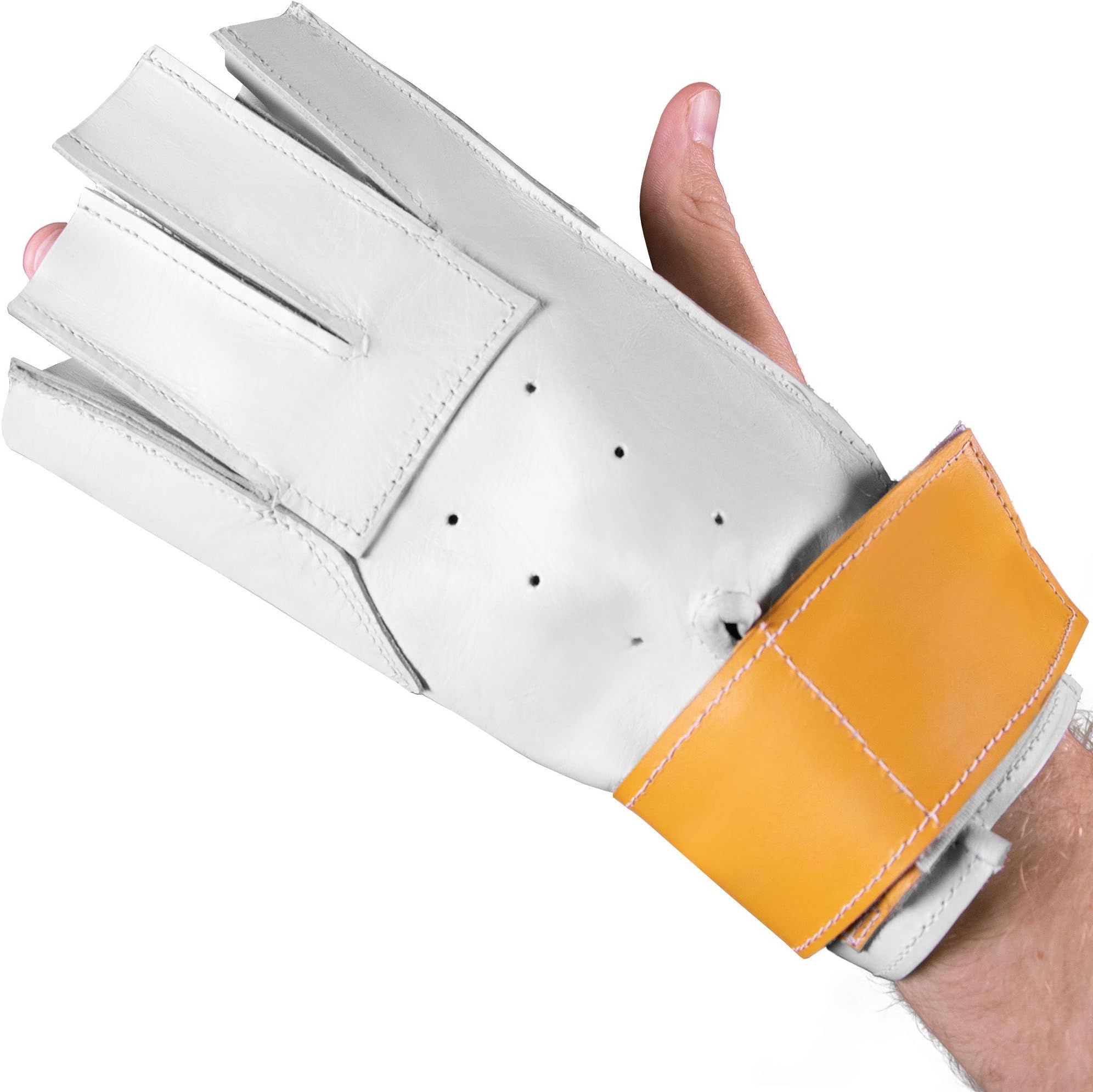 Crown Sporting Goods Hammer Throw Glove, Left Hand Fit for Right Handed Throwers – Track & Field Equipment for Practices, Training, Competitions