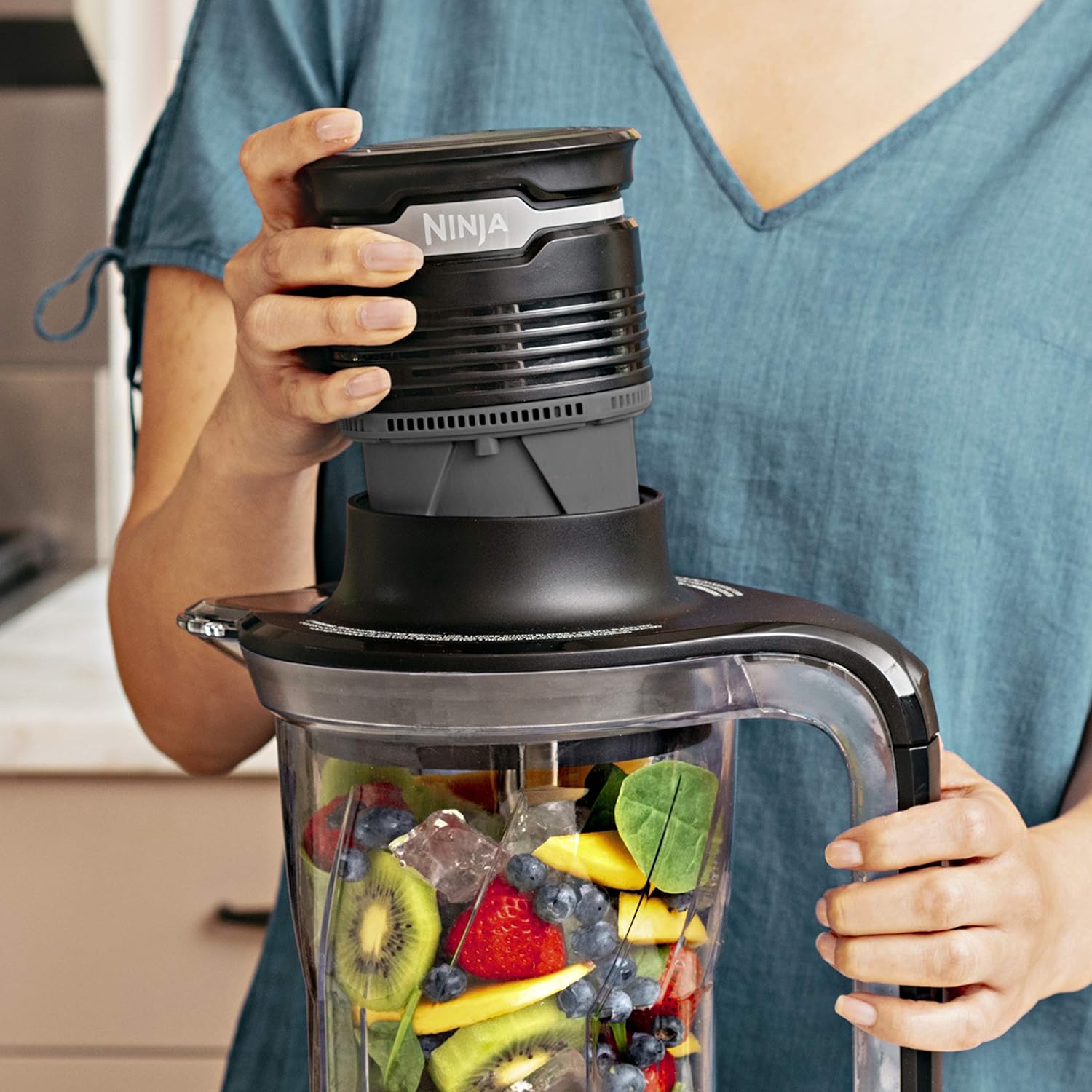 Ninja se va a mixer Siéntete como un auténtico guerrero.