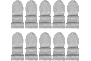 TOMETURE 10pcs Steel Handle Wedges for Hammer and Axe Handles Metal Wedge Set Camping and Industrial Hand
