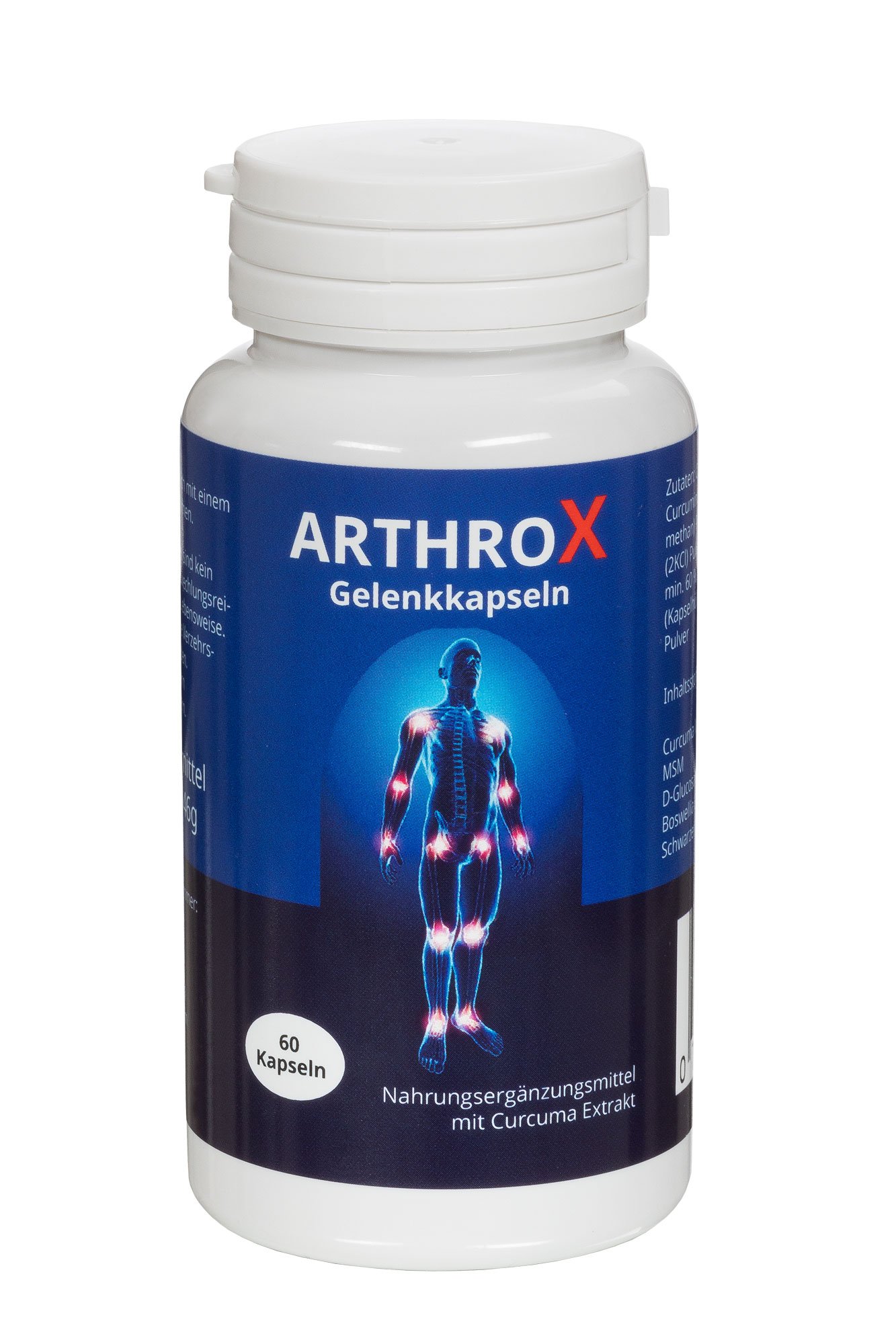 ARTHROX Gelenkkapseln | Gelenkschmerzen und Entzündungen durch Verschleiß im Alter, Überbelastung bei Sport