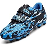 ASOCO DREAM Kids Soccer Cleats Boys Girls Firm Ground Soccer Shoes Youth Professional Athletic Outdoor Football Cleats Shoes