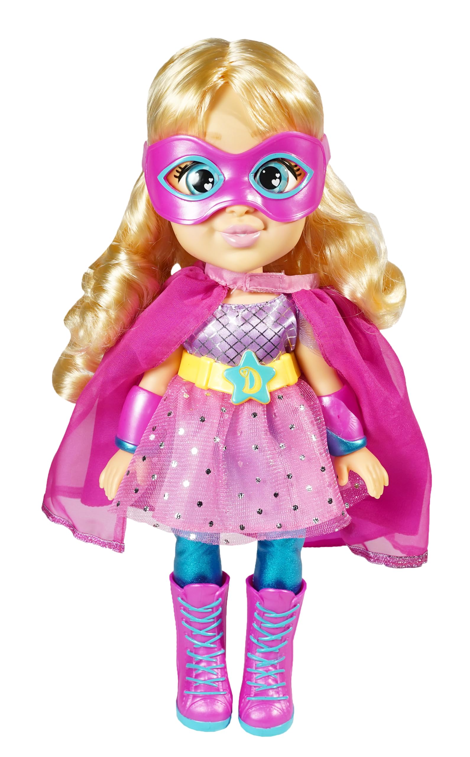 Love, Diana 918976.002 13" Mashup Dolls Princess/Superhero Includes Accessories and Two Outfits