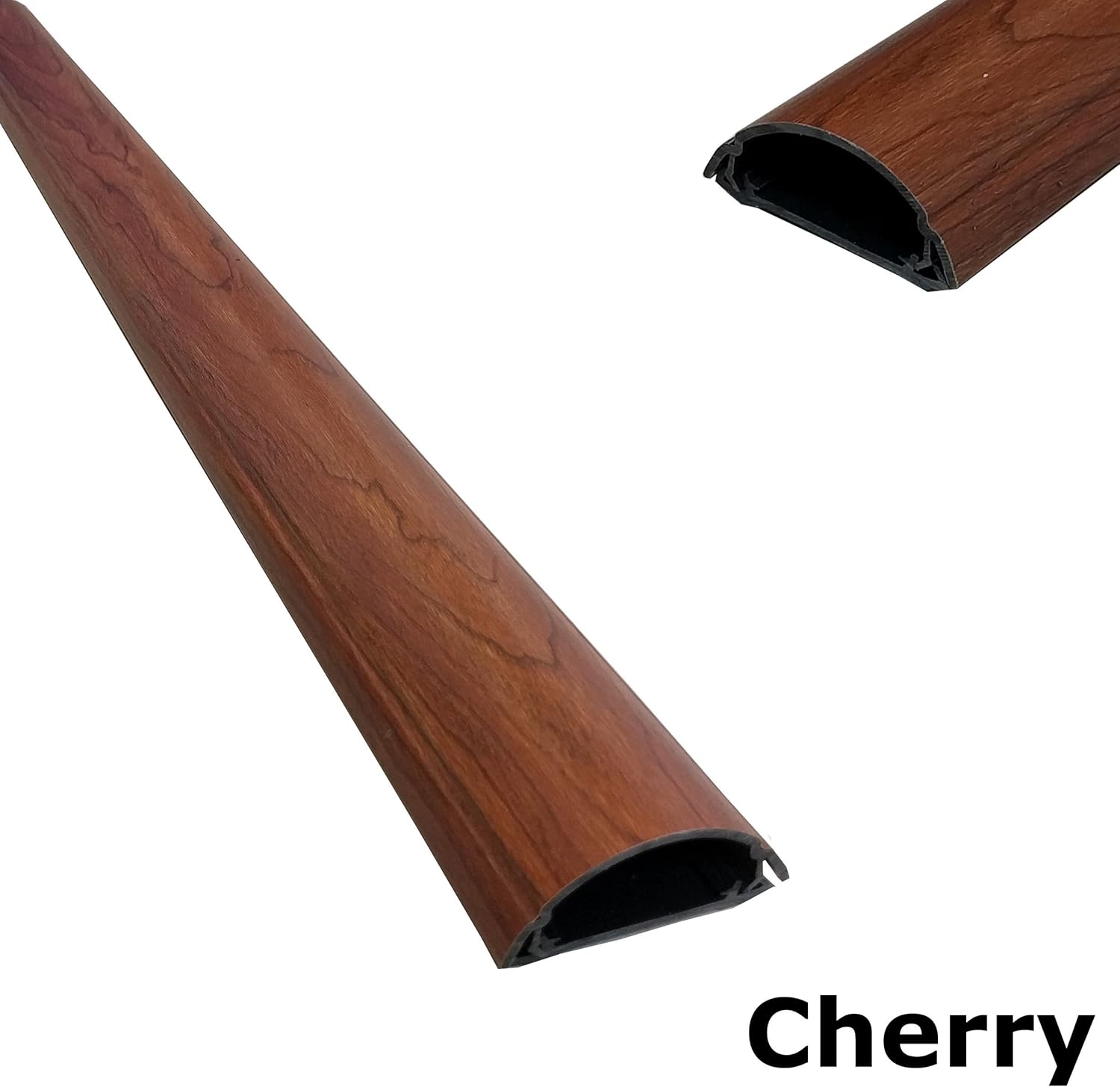 ChordSavers WallSaver Large Cord Cover Wooden Finish Wire