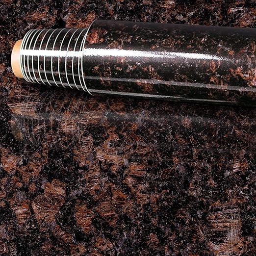 Instant Granite Chestnut Counter Top Film 36 X 144 Self Adhesive