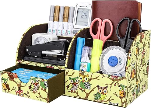 Amazon Com Moko Office Desk Organizer Multifunctional Pu