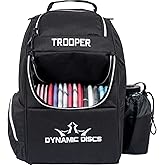 Dynamic Discs Trooper Disc Golf Backpack, Holds 18+ Discs | Large Frisbee Bags with 18+ Discs Capacity, Lightweight &amp; Durable Backpack, Great Gifts or Disc Golf Accessories for Men