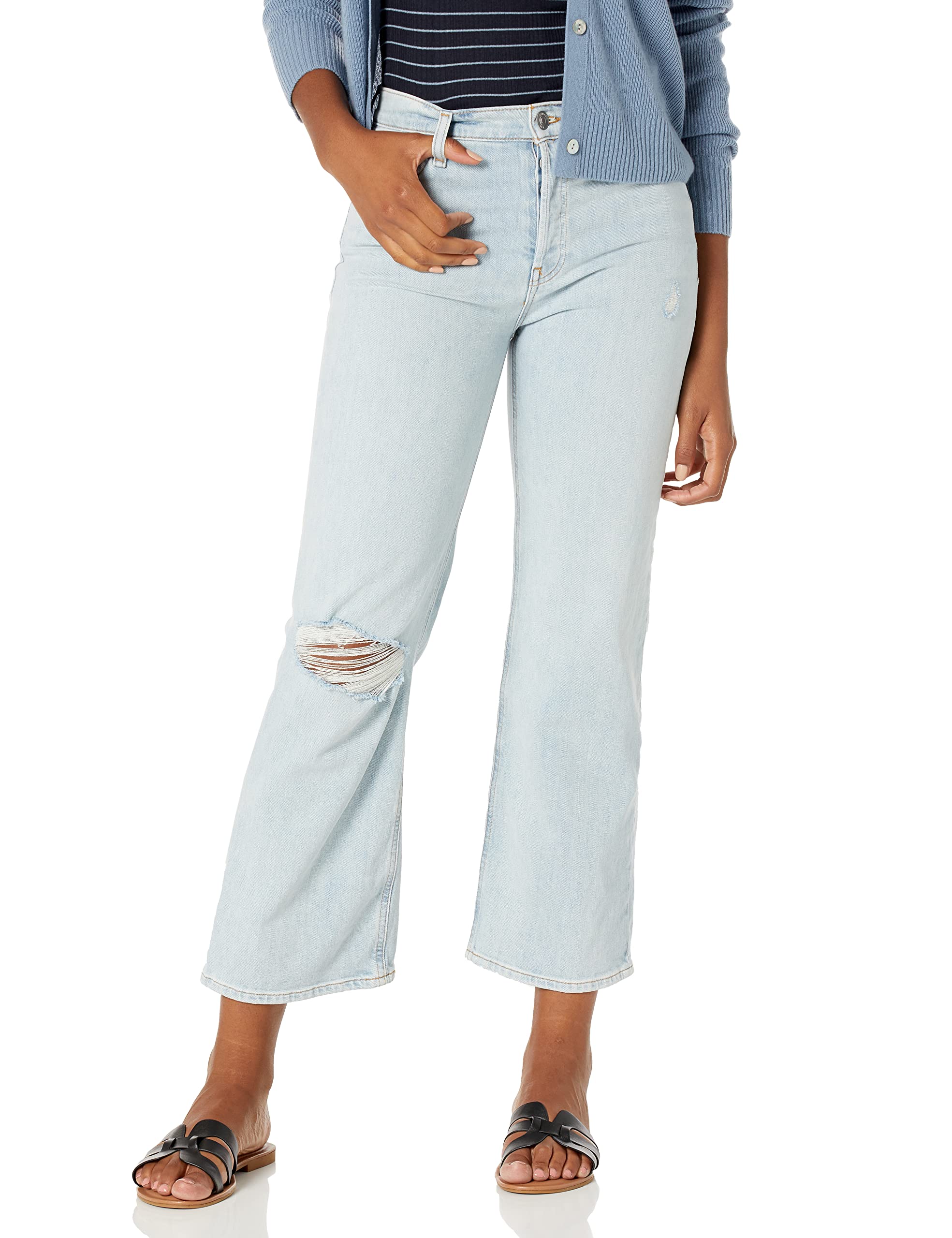 Photo 1 of HUDSON Women's Rosie High-Rise Wide Leg Jean, Memory, 24