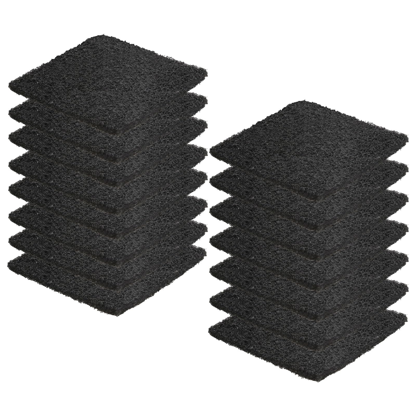 Photo 1 of 15 Pack Trash Can Odor Filter Refills for Trash Can and Compost Bin, Activated Charcoal Deodorizer Sheets for Indoor Kitchen Compost Bucket Countertop and Recycle Bin, Square 3.9 Inch