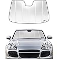 Pigenius Windshield Sun Shade for 2004-2018 Porsche Cayenne. Front Window Sunshade with Storage Bag