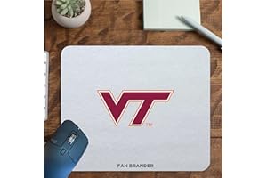 Fan Brander NCAA Mousepad for Home, Office, and Gaming (Virginia Tech Hokies Mouspad)