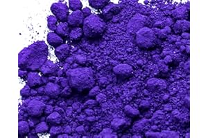 ROCK N SOIL Matte Purple Oxide Pigment Powder - 142 g / 5 oz - Concrete Pigment, Cement Color Pigment, Resin Epoxy Dye, Colorant for Gypsum, Plaster, Putty, Grout, Lime, Clay, Paints