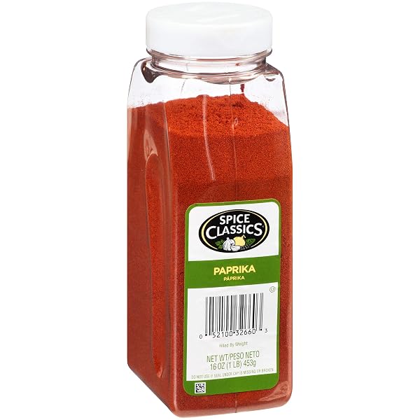 SPICE CLASSICS PAPRIKA, 16 OZ – ONE 16...