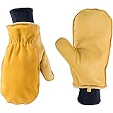 Wells Lamont Men's Winter Leather Mitten with Glove Liner, Extra Large (1430)