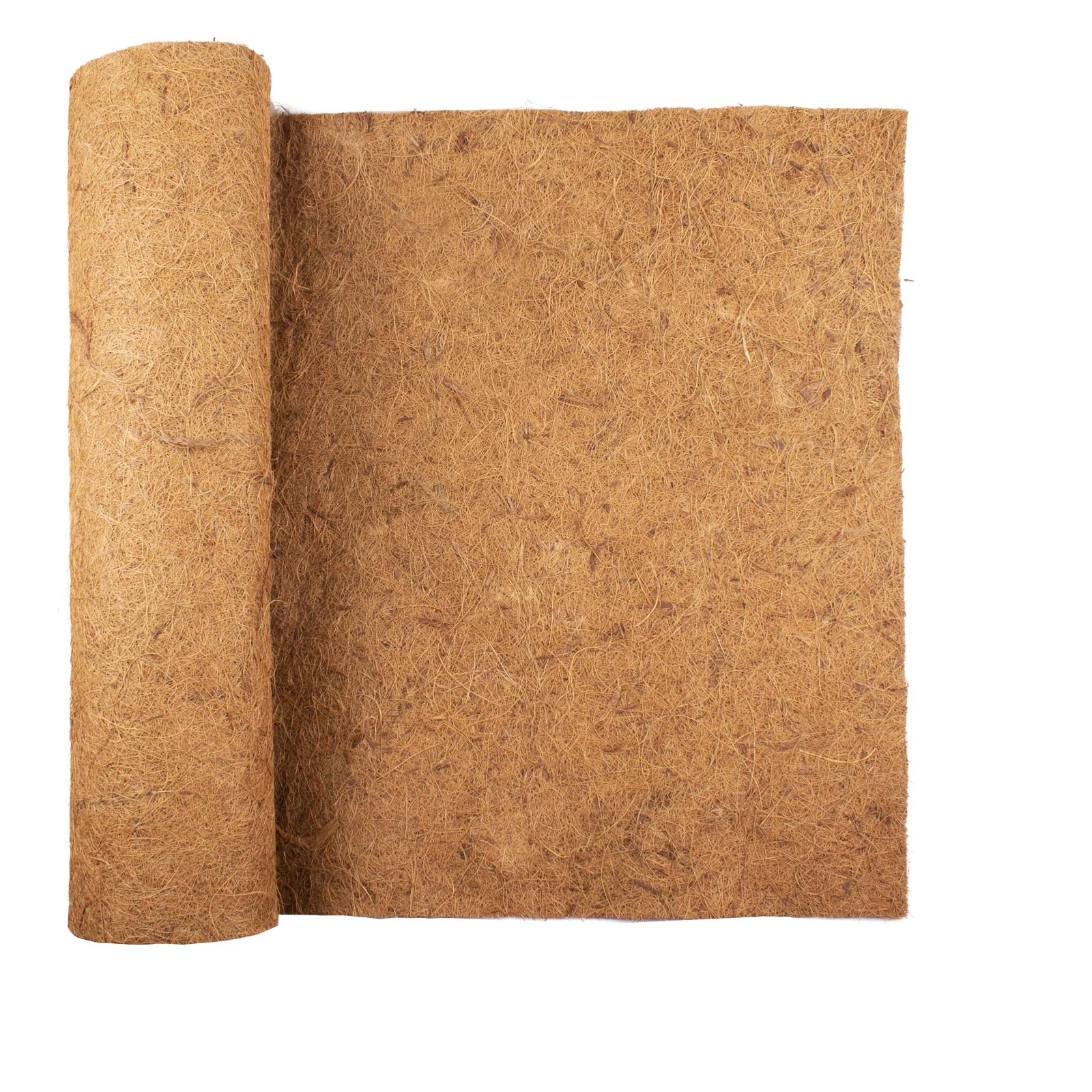 Fengaim 1m*0.5m/40" x 20" Coco Hanging Basket Liner Coconut Growing Mat Garden Plant Flowerpot Coconut Fibre Matting Liner Roll for Patio Containers Wall Troughs Reptile Carpet Lizard Cage Mat