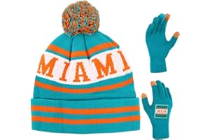 MTSTAOWE Vintage Classic Skull Cap Beanie Hat Cuffed Winter Hat Knit Comes with Warm Gloves Gifts for Men Women Fans