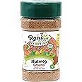 Rani Organic Nutmeg (Jaiphul) Ground Powder Spice 3oz (85g) PET Jar ~ All Natural | Vegan | Gluten Friendly | NON-GMO | Kosher | Indian Origin | USDA Certified Organic